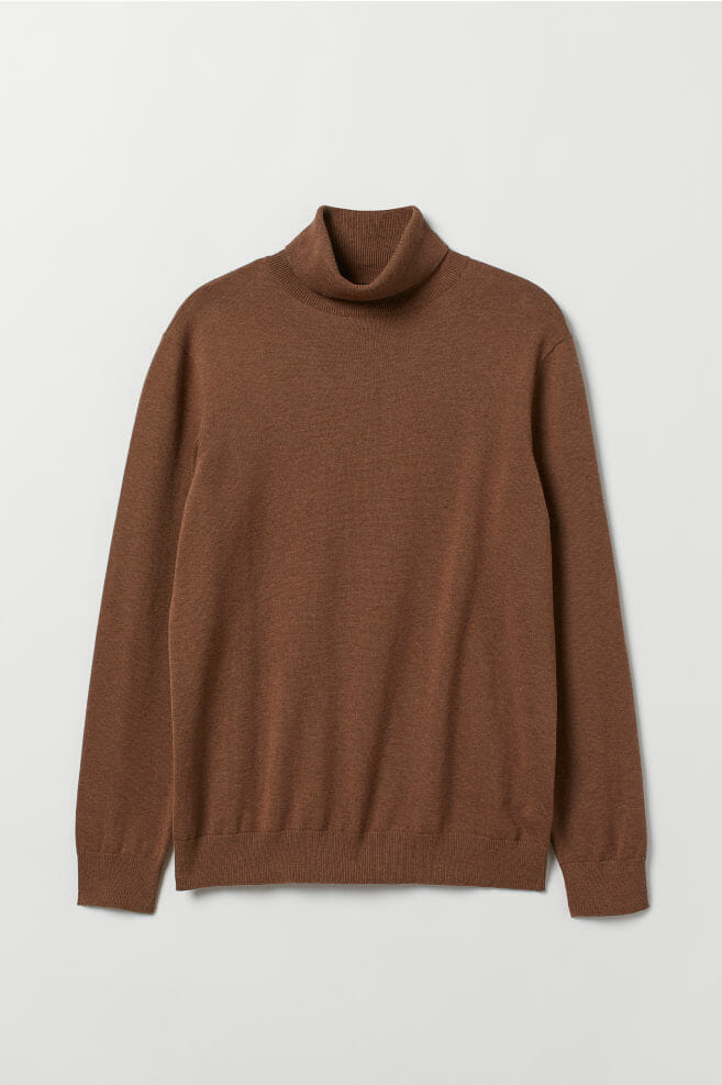 Brown Turtleneck