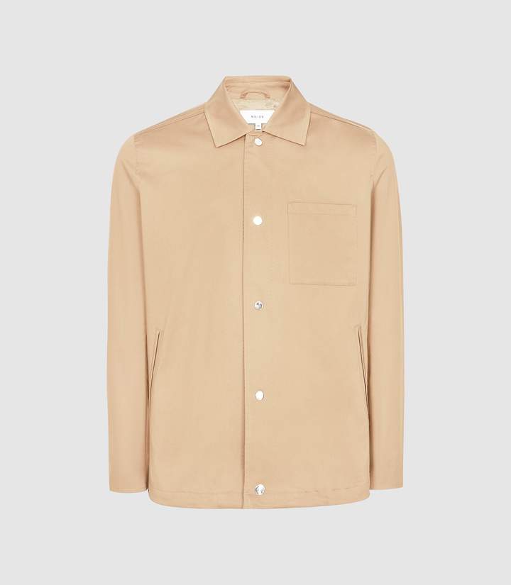 Reiss Heart - Coach Jacket in Apricot