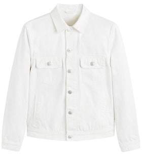 Mango White denim jacket