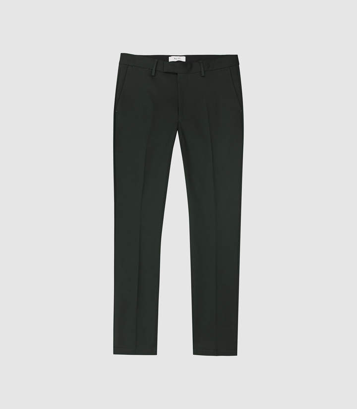 Reiss Eastbury Slim - Slim Fit Chinos in Green