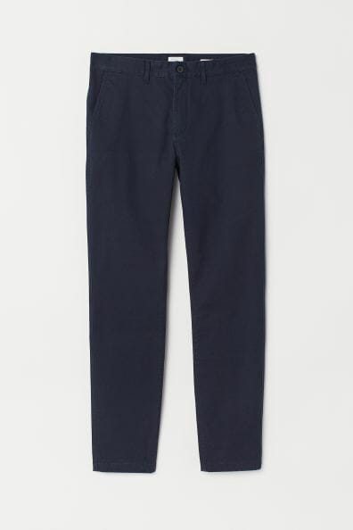 Navy chinos